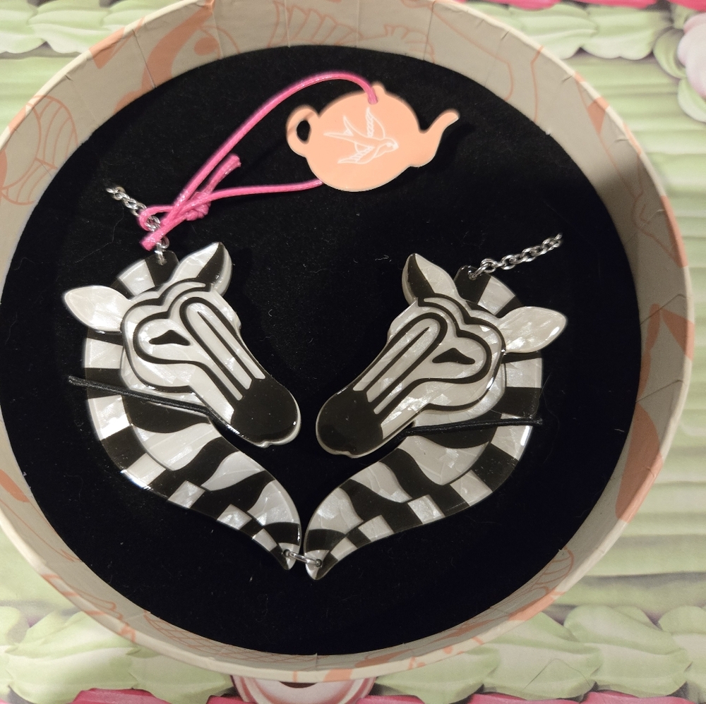 Erstwilder Zelda The Zany Zebra Necklace